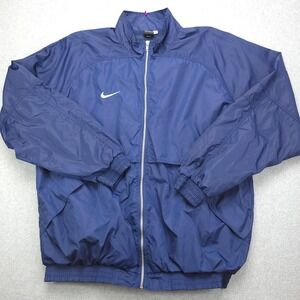Vintage Nike Jacket Mens 2XLT Windbreaker‎ Full Zip Mesh Lined Team 90s